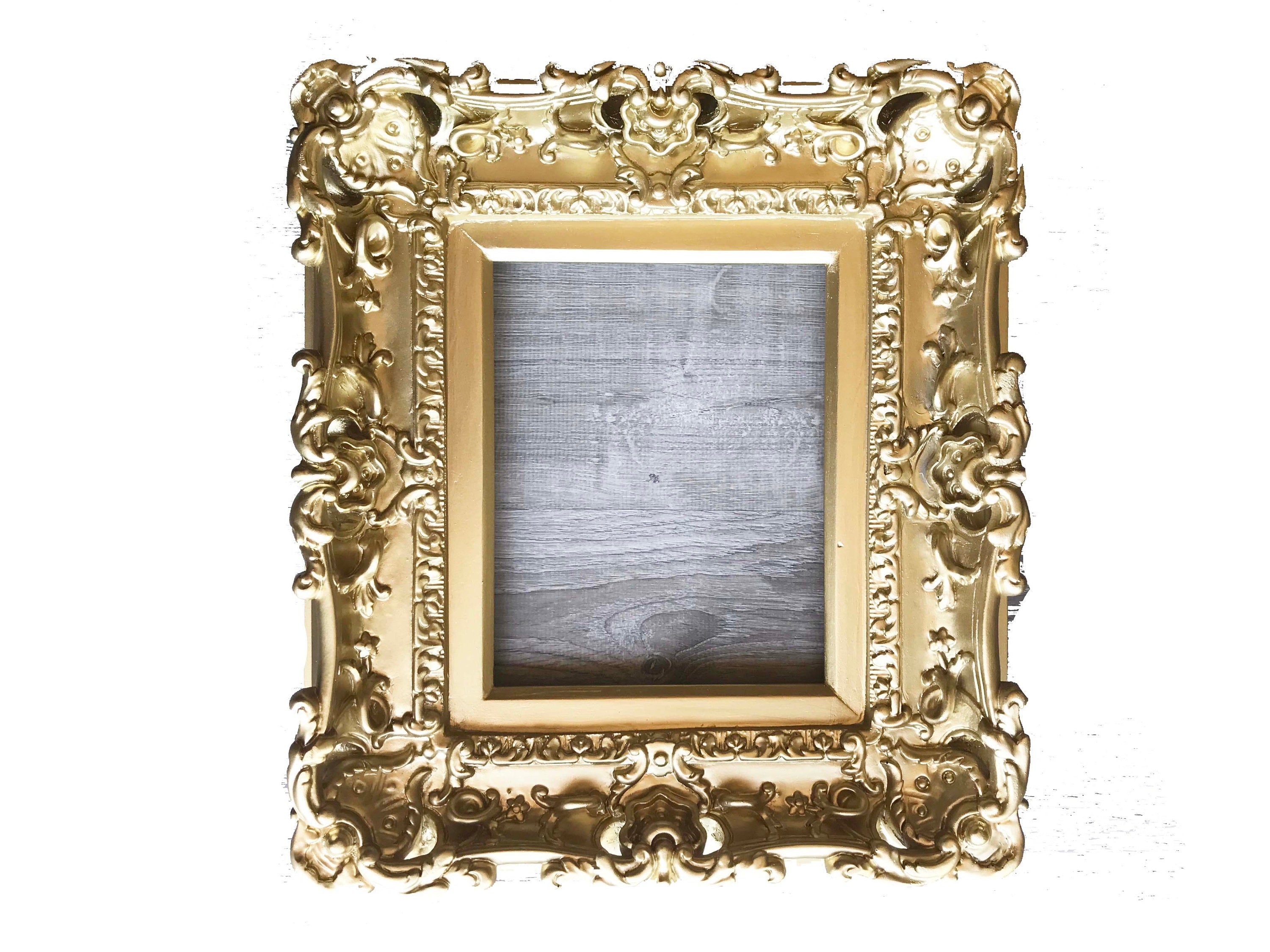 8x10 Gold Frame Baroque Style Fancy Victorian Picture Frame Art Wall frame
