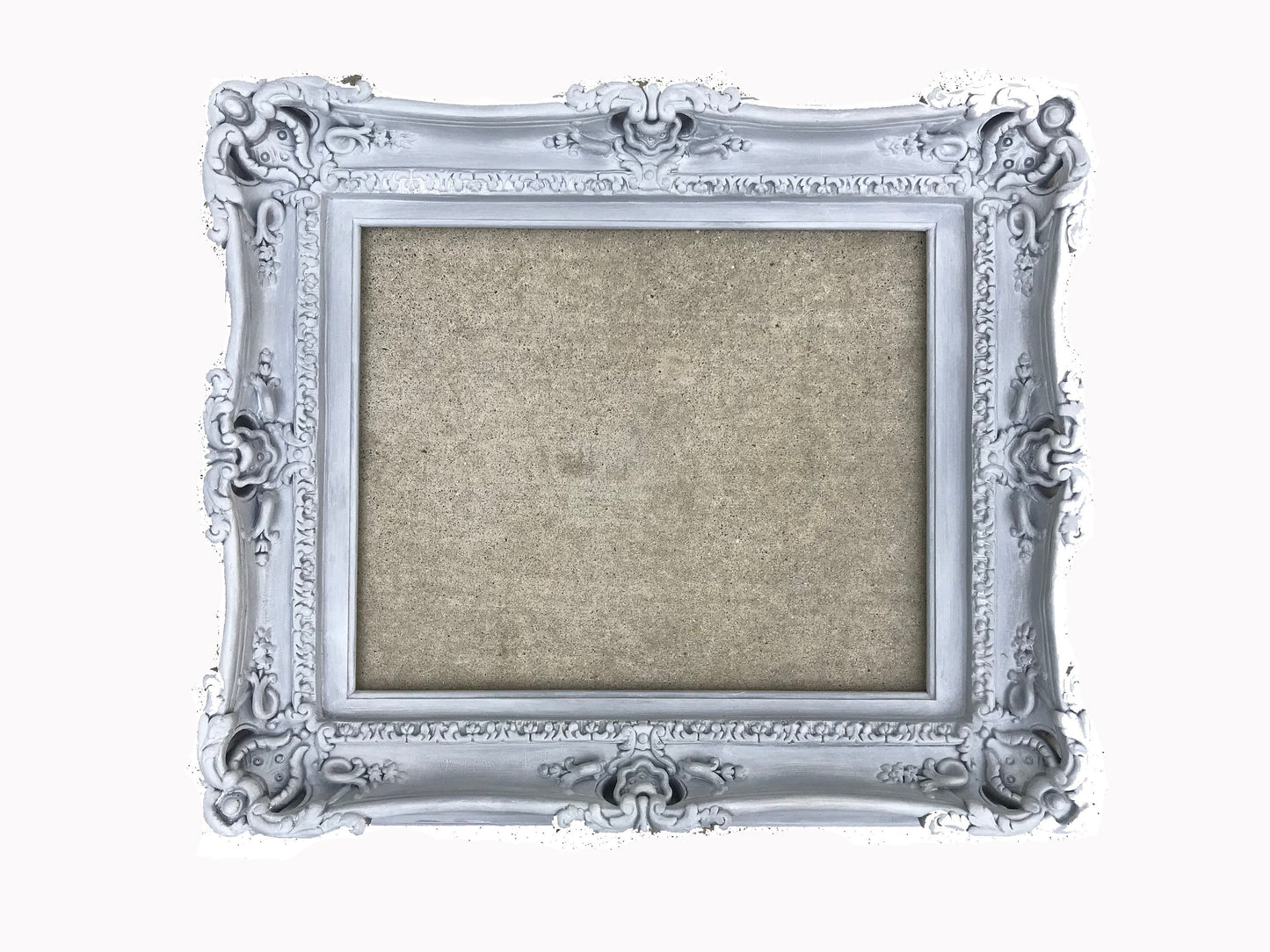 11x14 Vintage Distressed Gray Picture Frame, Cottage Frame