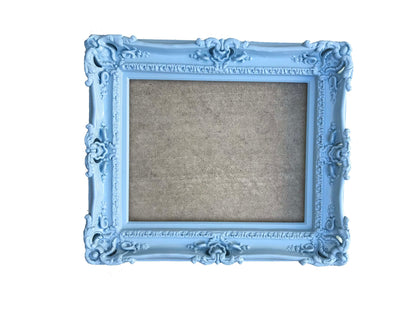 16x20 Baby Blue Picture Frame, Baroque Shabby Chic Frame, French Country Frames