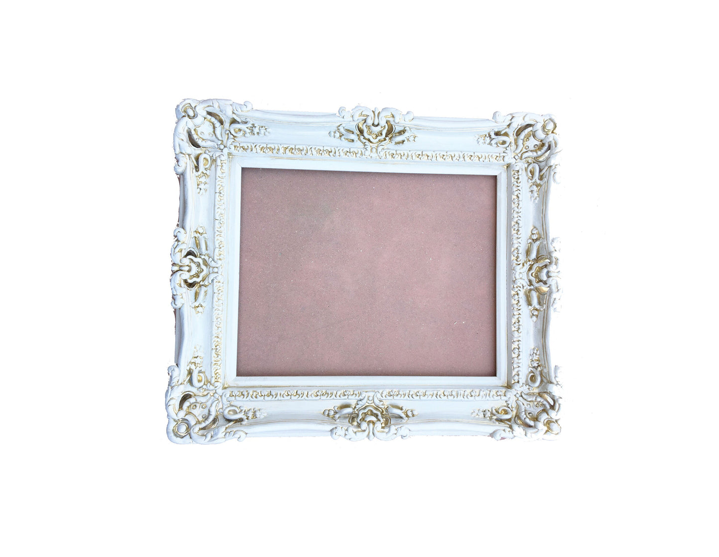 16x20 White Frame, Shabby Chic French Photo Frame, Vintage style