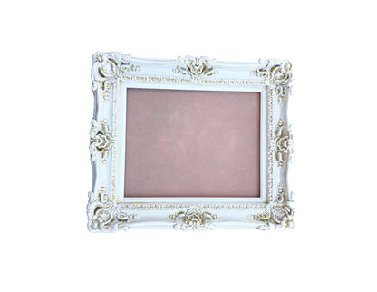 16x20 White Frame, Shabby Chic French Photo Frame, Vintage style