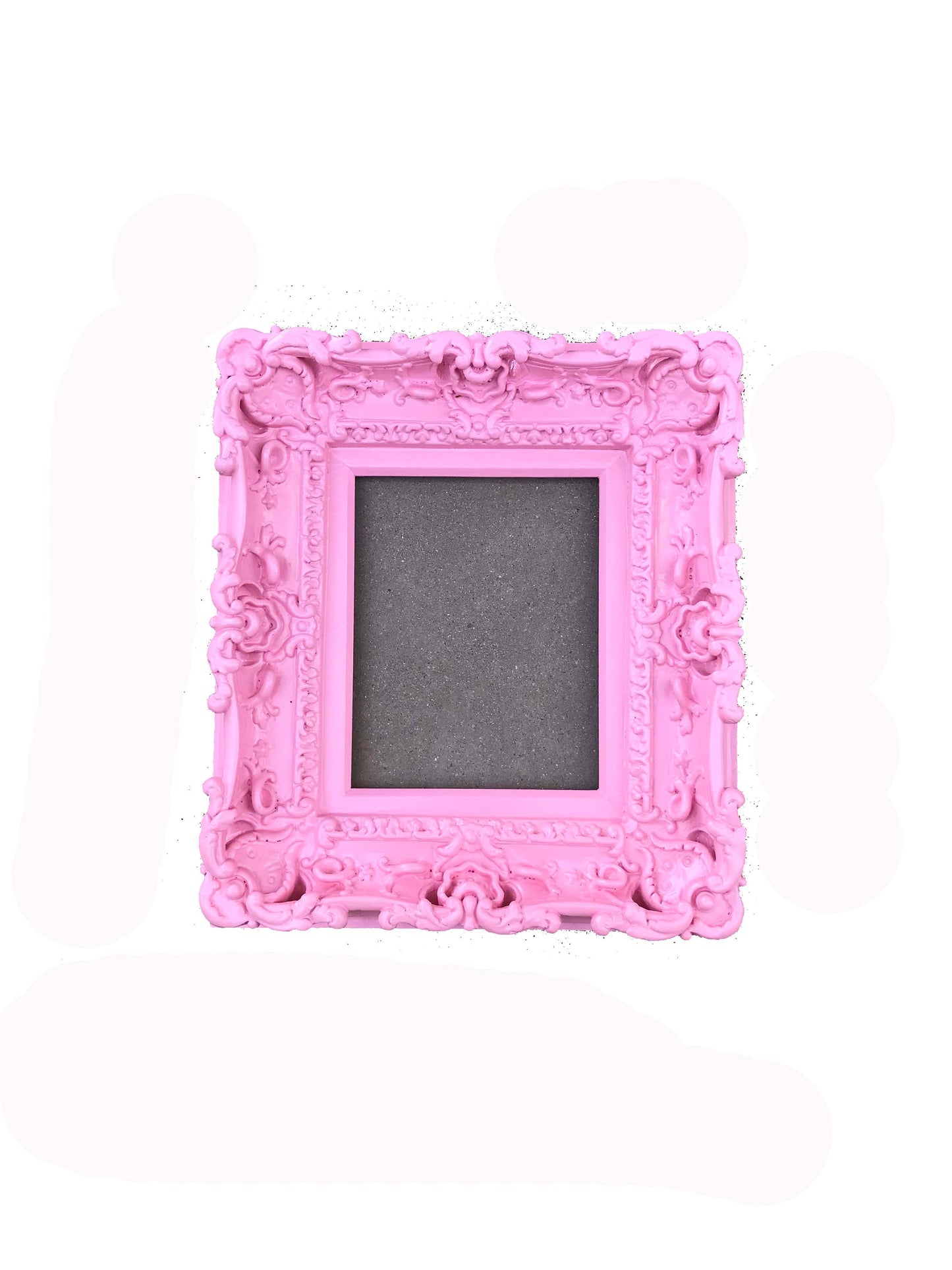 8.5x11 Pink Frame, Baroque Picture Frame, Photo Frame, Baby Room Gift Idea, Fancy Frame