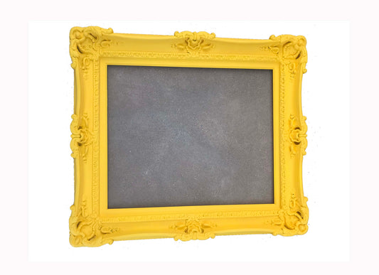 16x20 Bright Yellow Picture Frame, Fancy Frame, Ornate Wall Children's Photo Frame