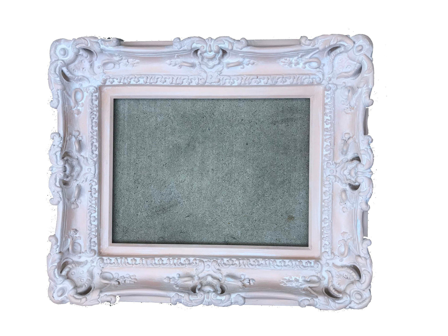 20x24 Shabby Chic Distressed Picture Frame, Baroque Ornate Fancy Style Frame