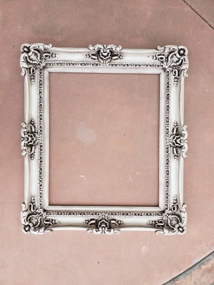 20x24 Vintage Picture frame, Ornate Wall Distressed Colonial Frame