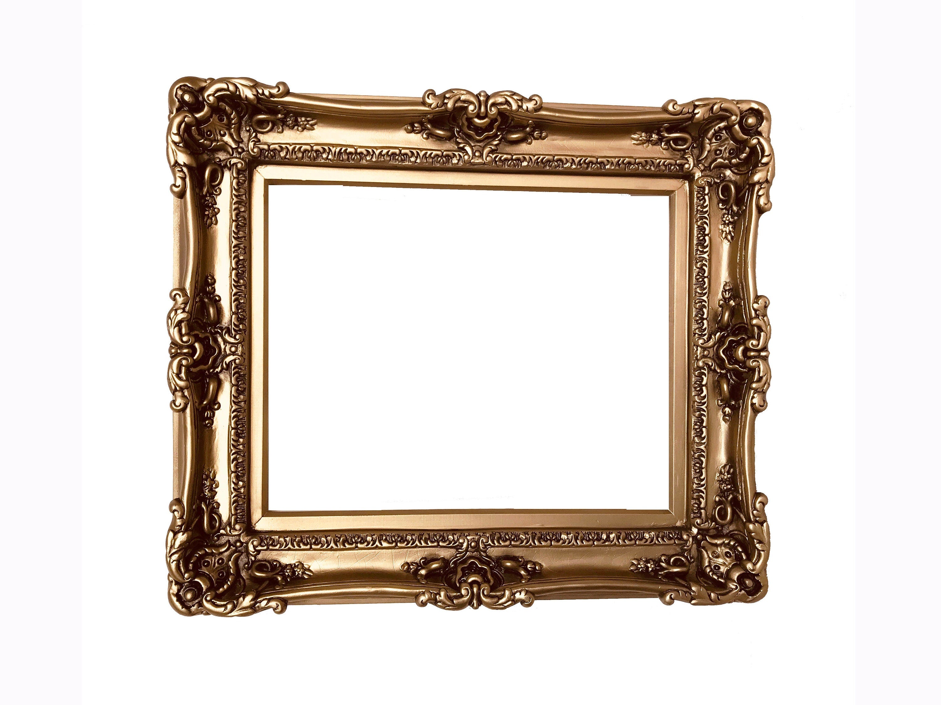 12x16 Vintage Bronze Picture Frame, French Style Frames, Fancy Frame, Victorian Frame