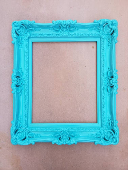 16x20 Turquoise Frame, Classic Frame, Traditional Frame, Modern