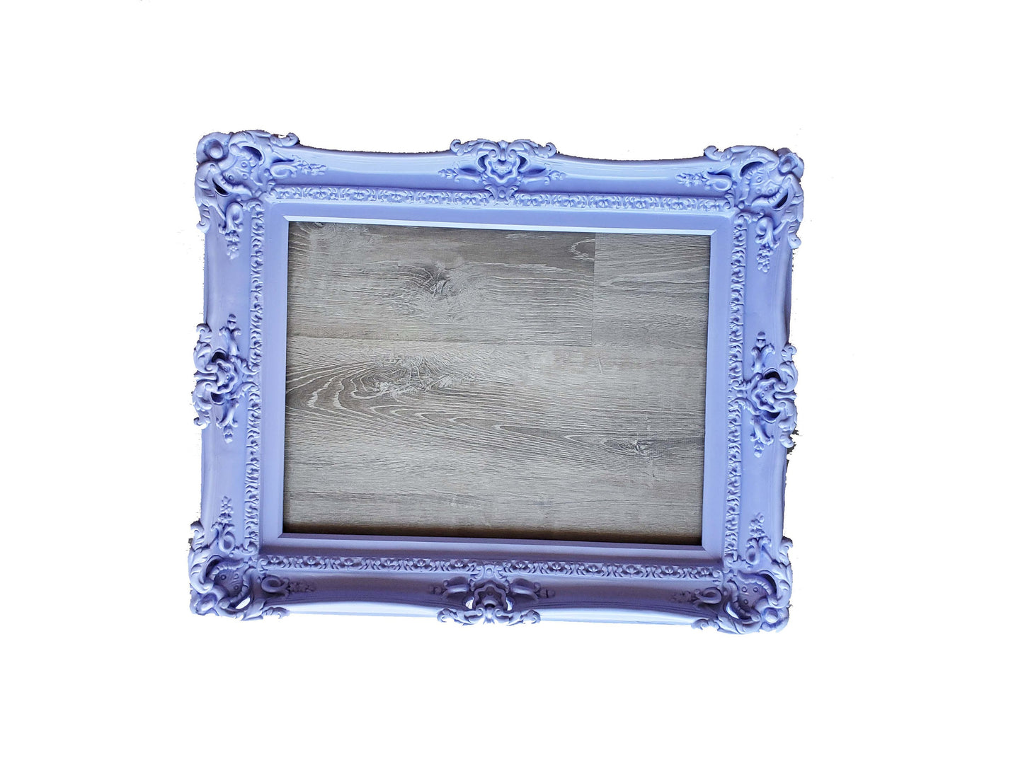 16x20 Lavender Picture Frame, Cottage Chic Decor, Traditional Baroque Photo Frame
