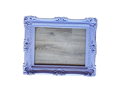 16x20 Lavender Picture Frame, Cottage Chic Decor, Traditional Baroque Photo Frame