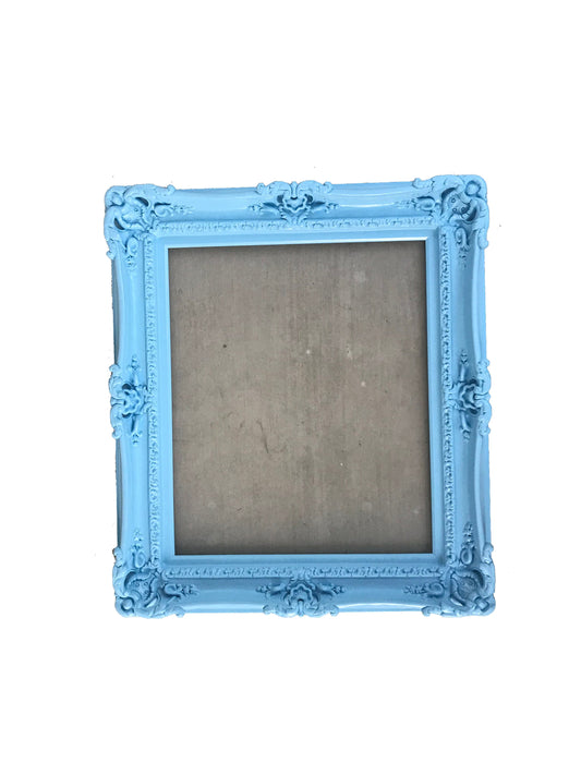 20x24 Baby Blue Frame, Baroque Colonial Fancy Frame, Painting