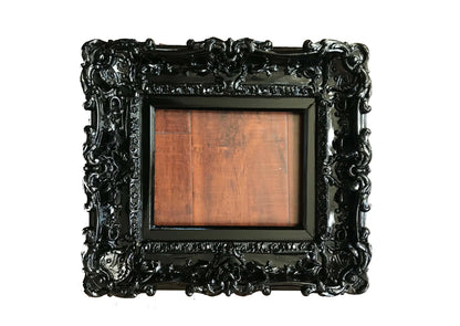 8.5x11 Black Frame, Baroque Frame, Wedding Frame, Picture Frame, Gothic Frame