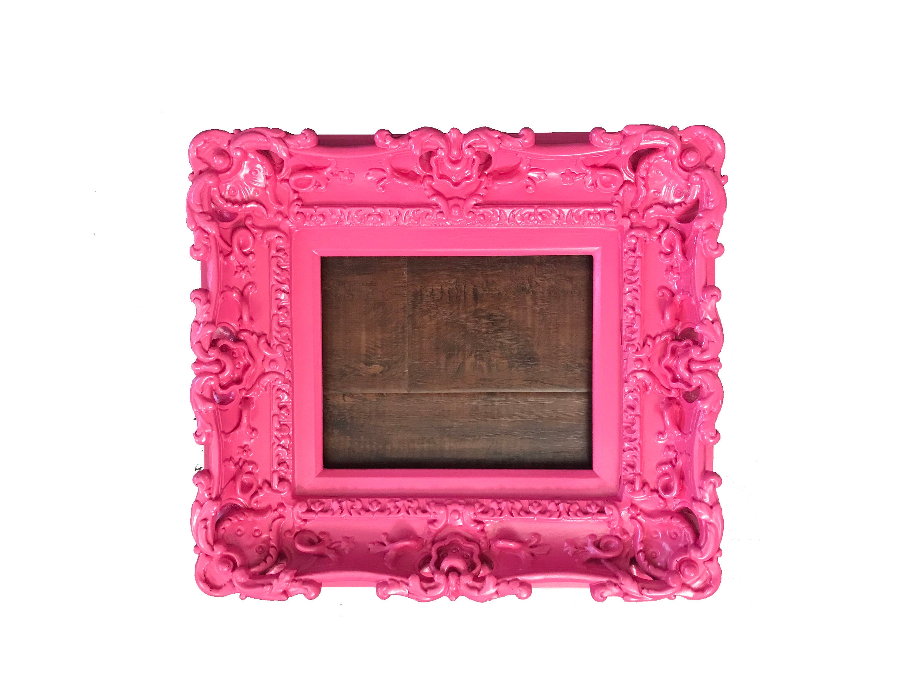 8x10 Berry Pink Frame, Baroque Baby Frame, Picture Frame, Art Frames, Wall Frame