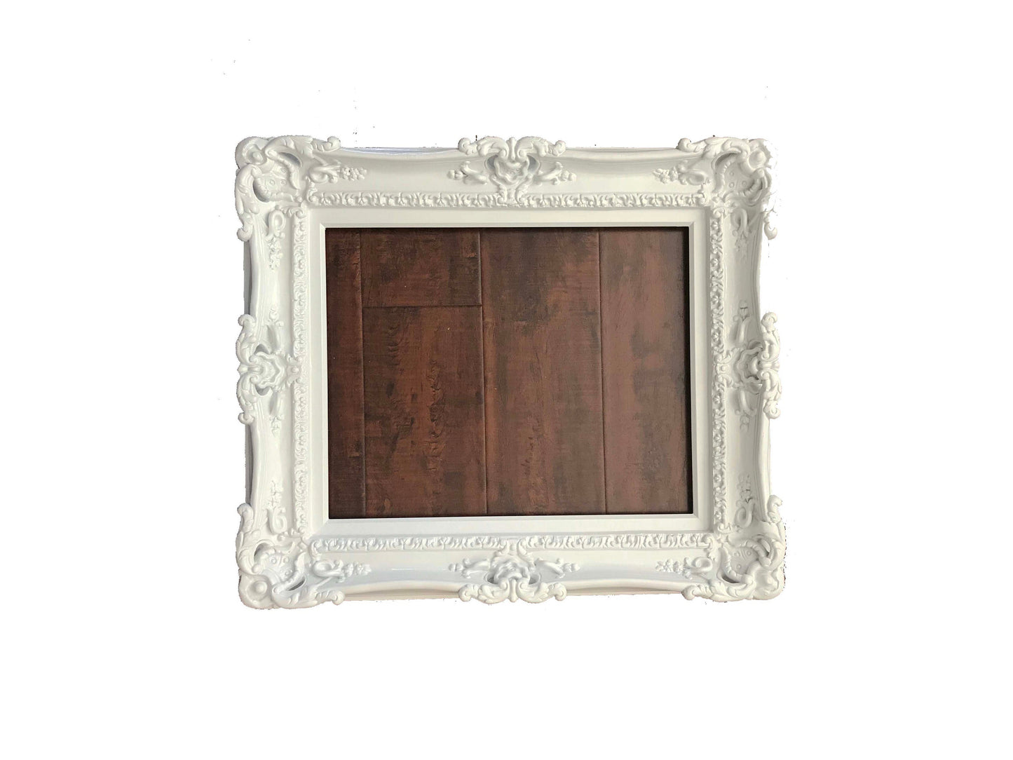 16x20 Wedding White Frame, Shabby Chic Style Artist Frame