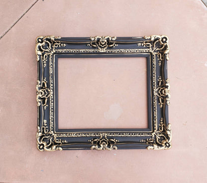 20x24 Picture Frame, Black Gold Photo Frame, Fancy Elegant Victorian Frame