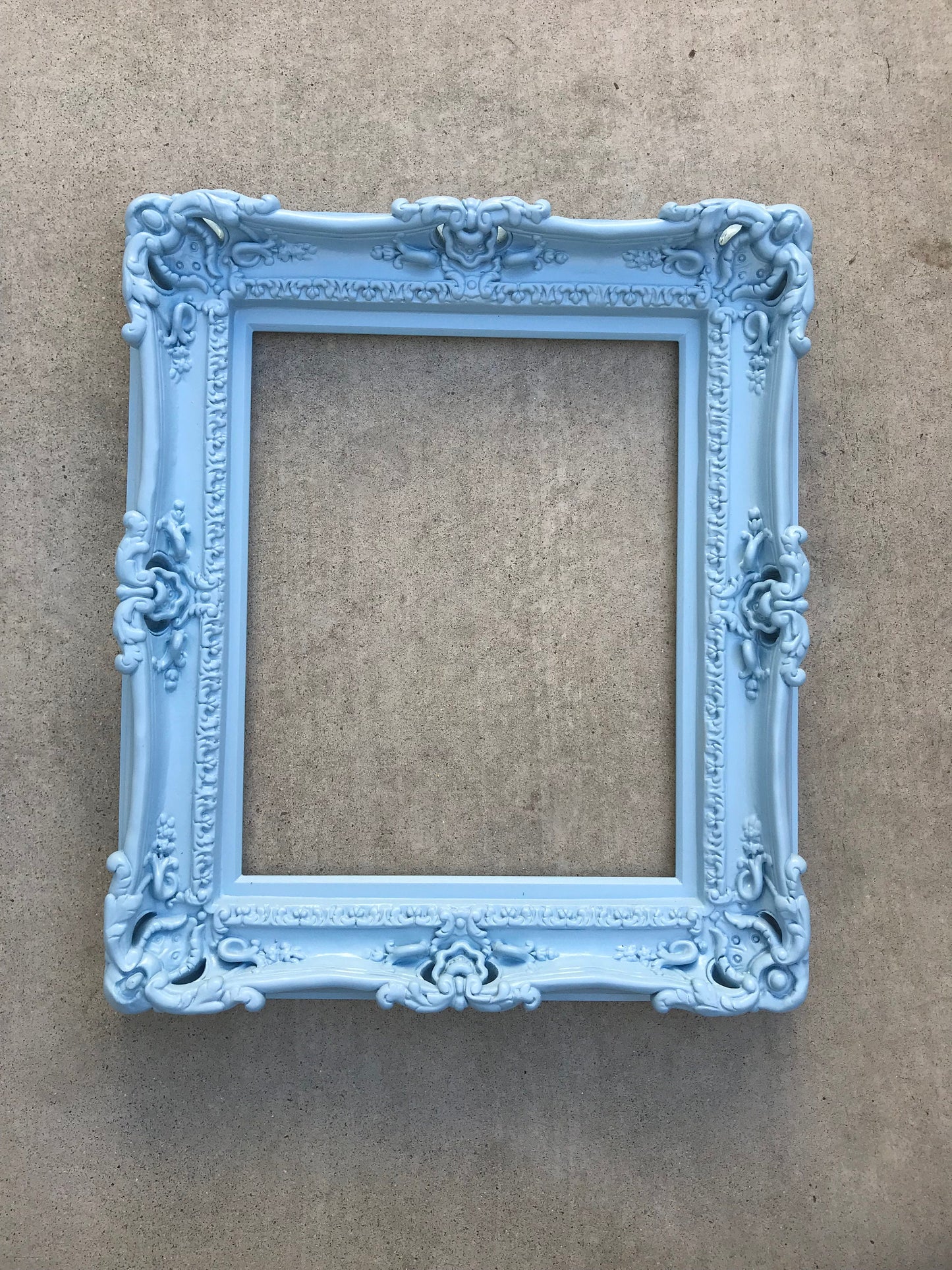 12x16 Baby Blue Picture Frame, Ornate Wall Frames, Baby gifts, Kids Decor, Original Frame