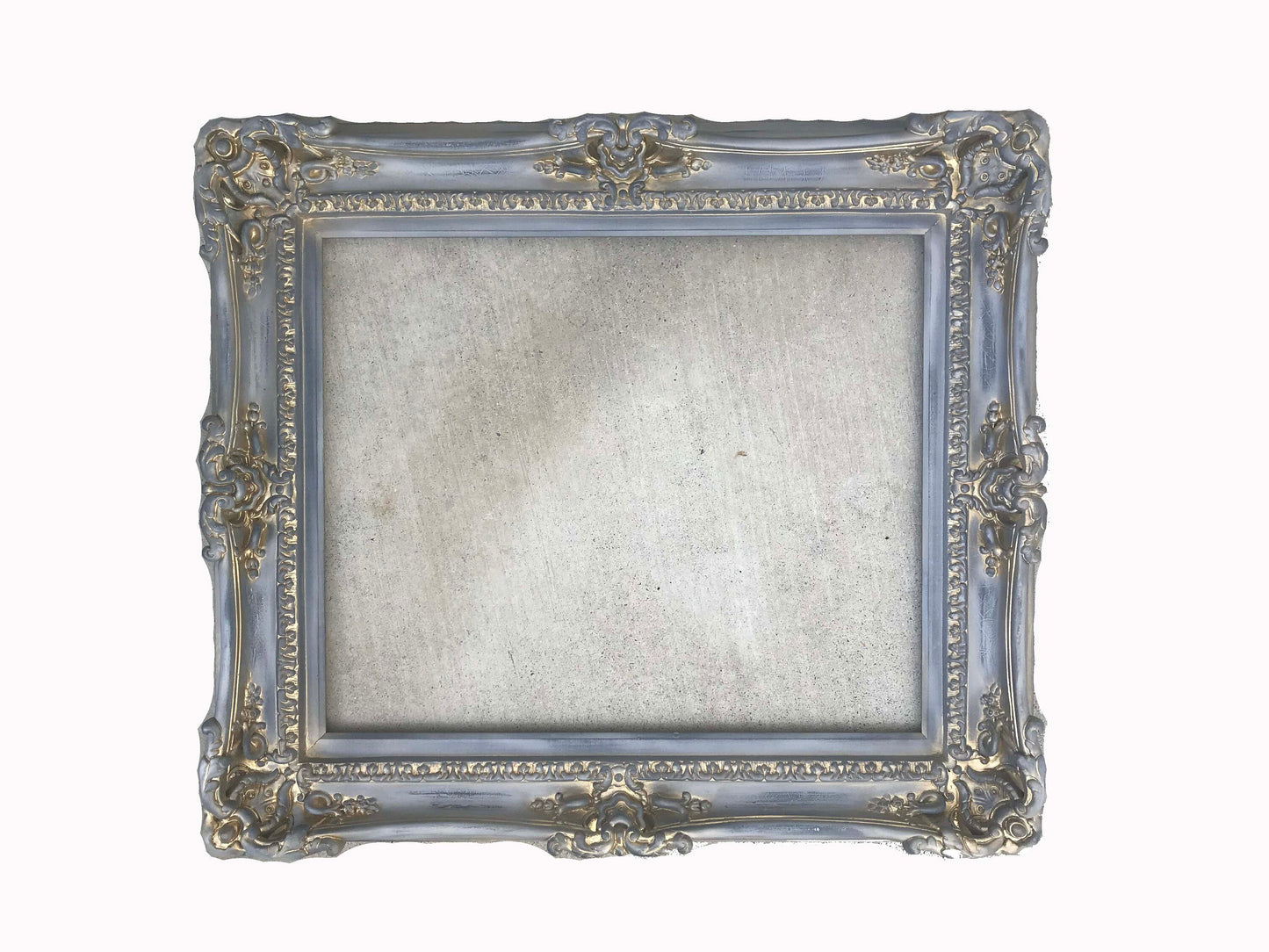 20x24 Antique Gray Picture Frame, Fancy Original Frames