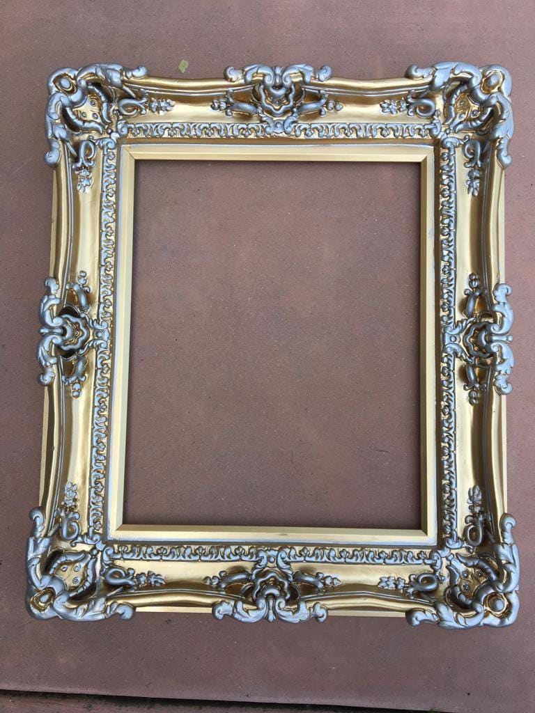 12x16 French Gold Frames, Medium Pictures Frames, Weddings Frame, Fancy Frame, Classic