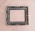 16x20 Matte Black Picture Frame, Ornate Fancy Frame, Victorian Baroque Frame, Gothic