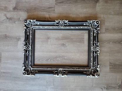 20x24 Black Picture Frame, Wedding Fancy Frame, Artistic Framed