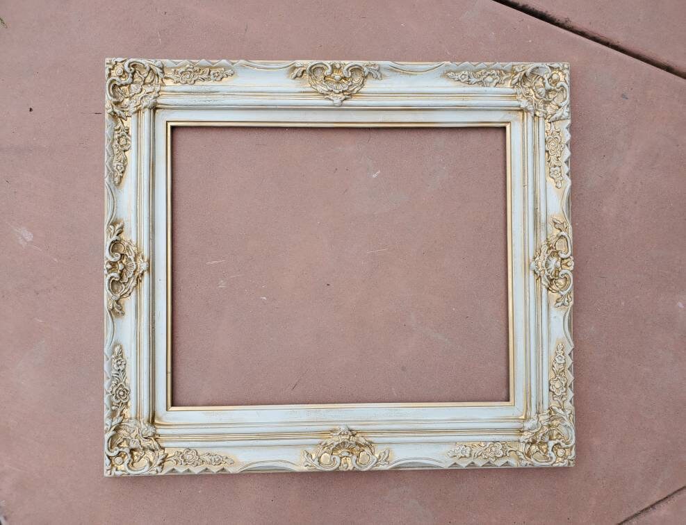 20x24 Vintage Champagne Picture Frame, Antique Style, Classic Frame