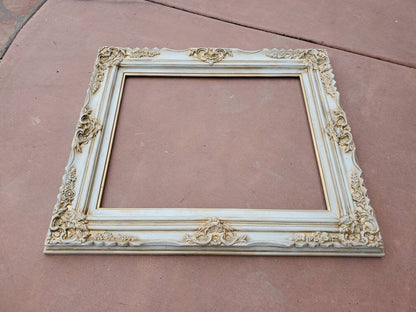 20x24 Vintage Champagne Picture Frame, Antique Style, Classic Frame