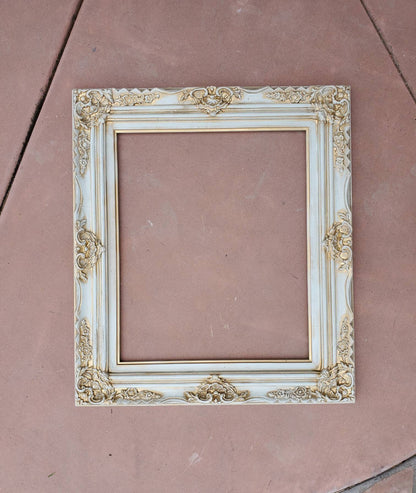 20x24 Vintage Champagne Picture Frame, Antique Style, Classic Frame