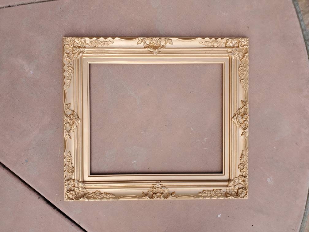 20x24 Ornate Picture Frame, Classic Gold Frame, Original Colonial