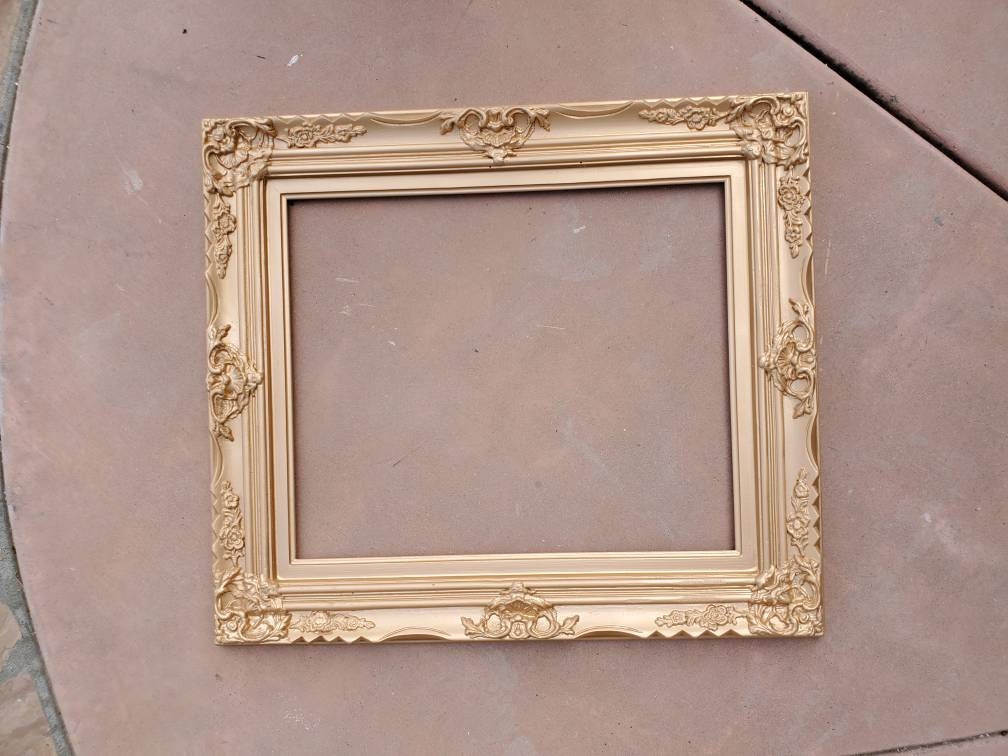 20x24 Ornate Picture Frame, Classic Gold Frame, Original Colonial