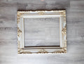20x24 Distressed Gray Frame, Fancy Vintage Shabby Chic Photo Frame