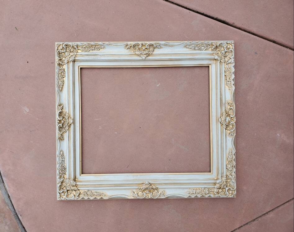 20x24 Vintage Champagne Picture Frame, Antique Style, Classic Frame