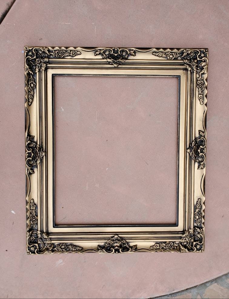 20x24 Ornate Vintage Gold Picture Frame, Antique Style, Fancy Frame