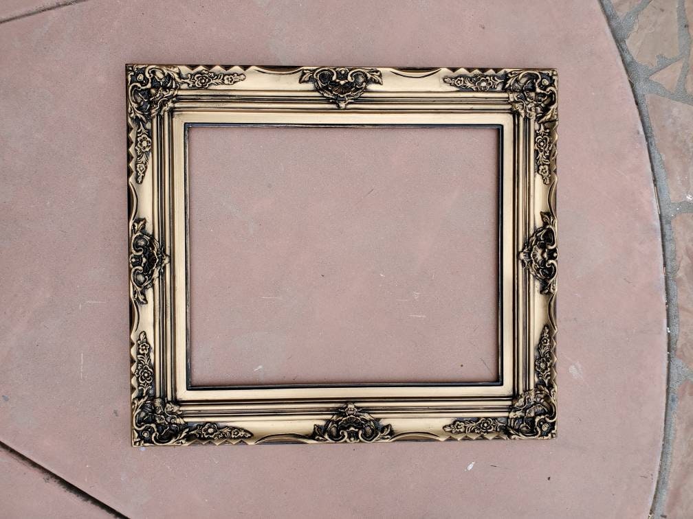 20x24 Ornate Vintage Gold Picture Frame, Antique Style, Fancy Frame