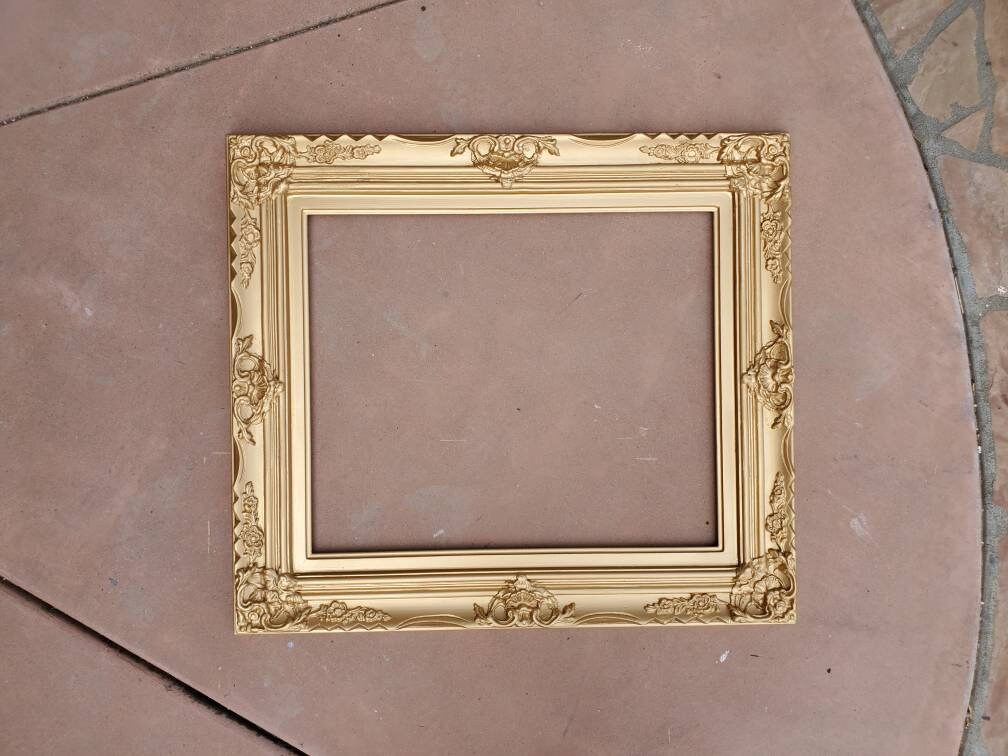 20x24 Ornate Matte Gold Picture Frames, Colonial Classic Style.