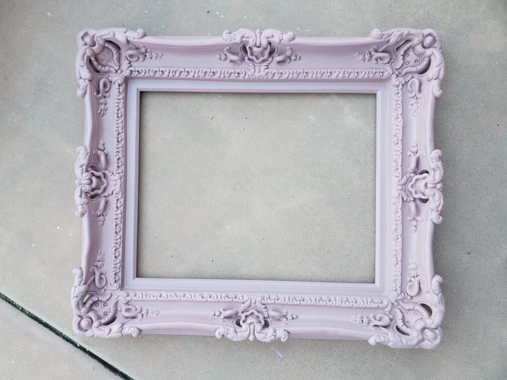 16x20 Pale pink picture frame, baby frame, modern frame