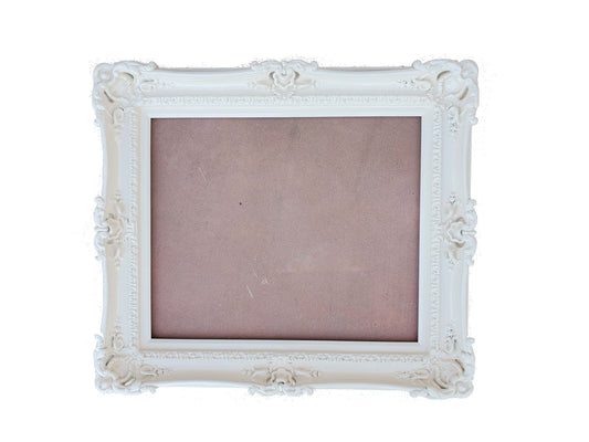 20x24 Ivory Picture Frame, Ornate Wedding Frame, Baroque Cottage Frame