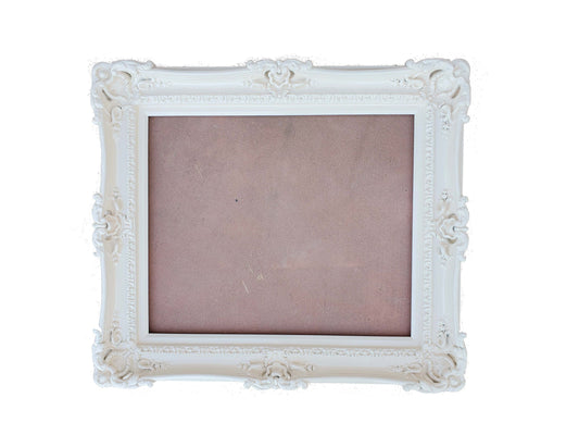 16x20 Ivory Picture Frame, Home Decor Ornate Frame, Fancy Mirror, Colonial Frame