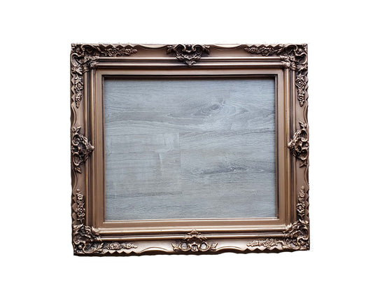 20x24 Distressed Bronze Picture Frame, Ornate Fancy Traditional Frame