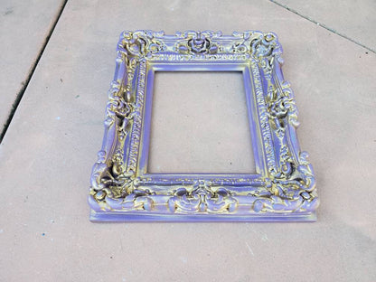 12x16 Vintage frame, ornate picture frame, cottage chic baroque family photo frame