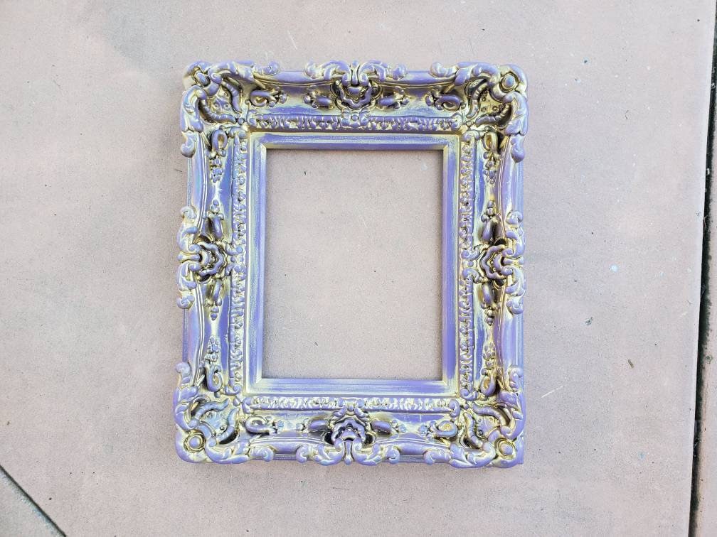 12x16 Vintage frame, ornate picture frame, cottage chic baroque family photo frame