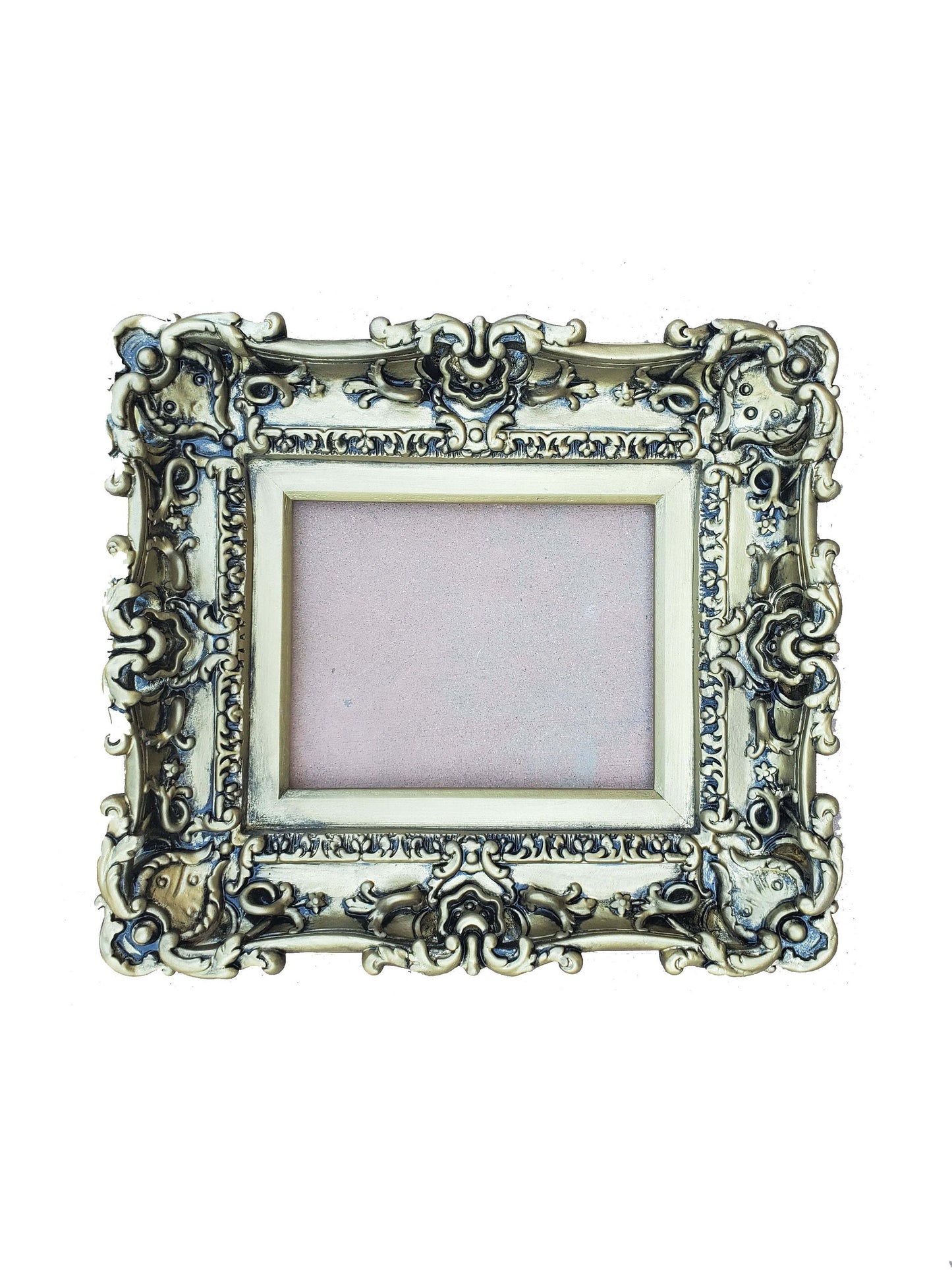 8x10 Vintage Gold Picture Frame, Baroque Ornate Traditional Wall Style Frame, Mid Century
