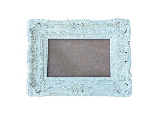 12x16 Shabby Chic Frame with Crackle Beige Finish, Picture Frame, Rustic Frame, Colonial