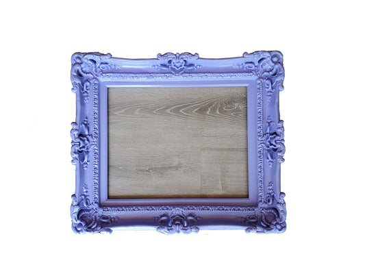 12x16 Lavender Picture Frame, Shabby Chic Photo Frames, Fancy Classic Office Frame