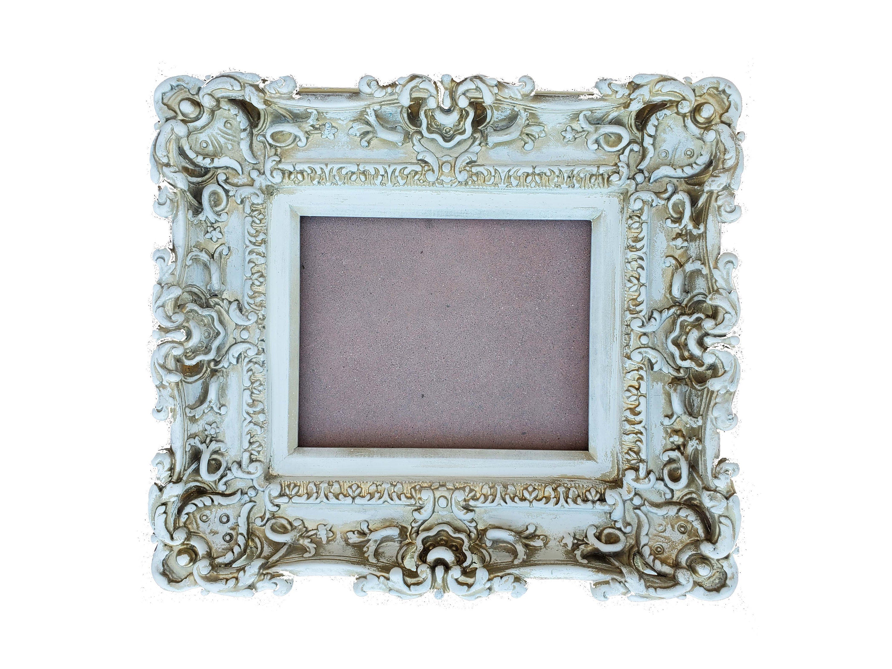 8x10 Vintage Frame, Old Style, Baroque Picture Frame, Art Wall frame, Cottage Chic Frame