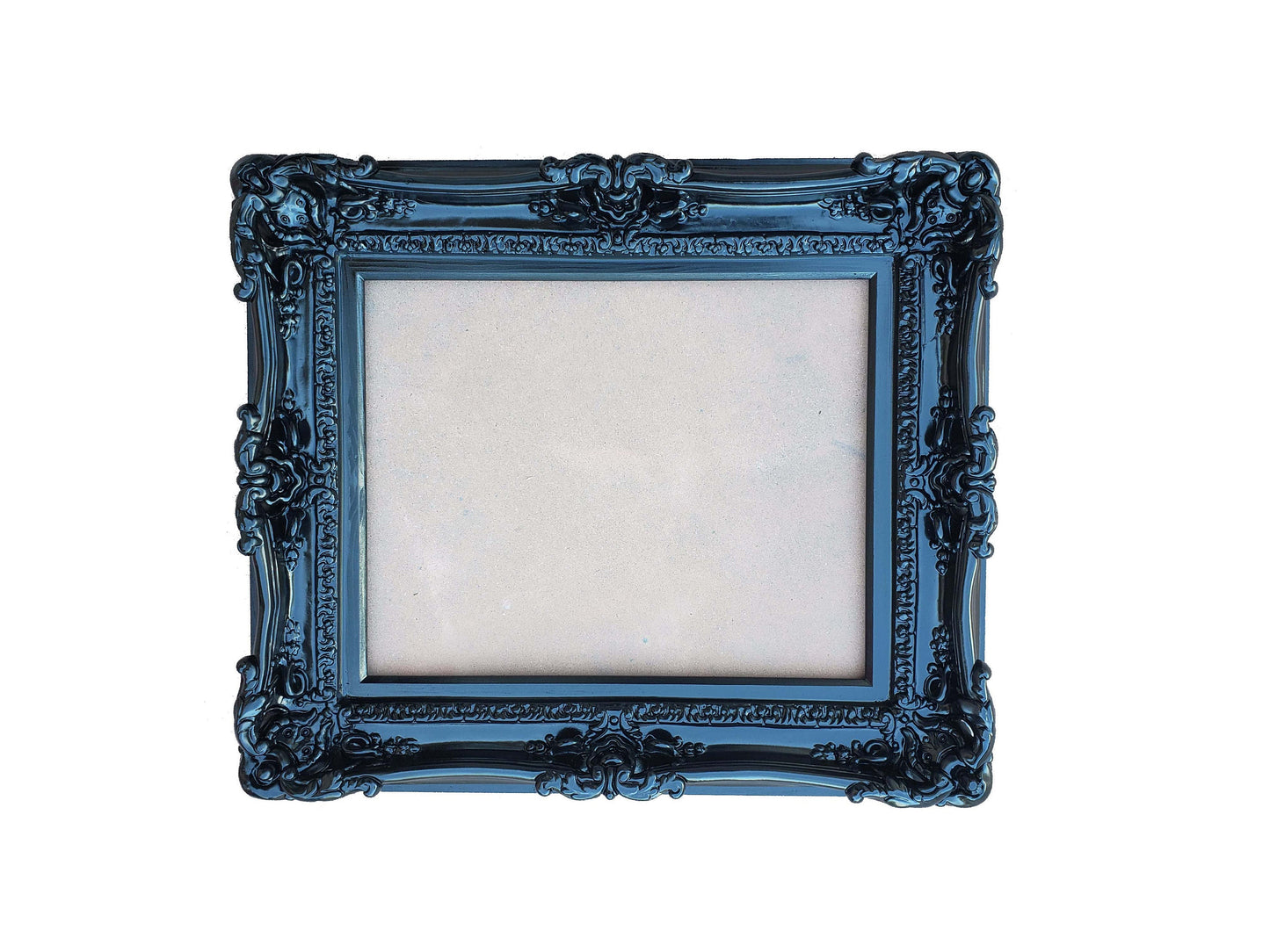 16x20 Black Picture Frame, Baroque Decorative French Frame, Ornate Wedding Frame