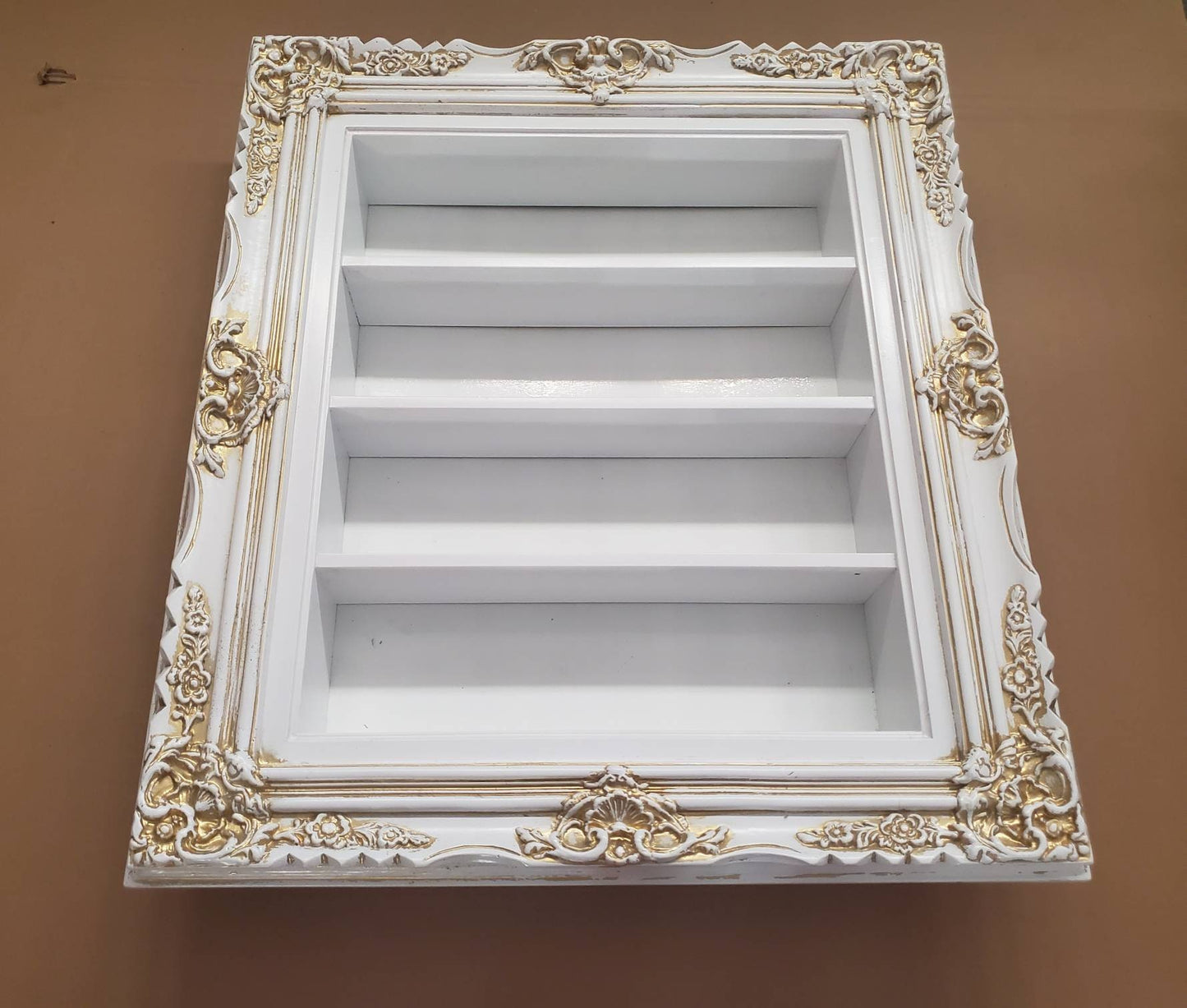 20x24 Ornate Shelves Display, Spice Rack, Essential Oil Rack, Nail Polish