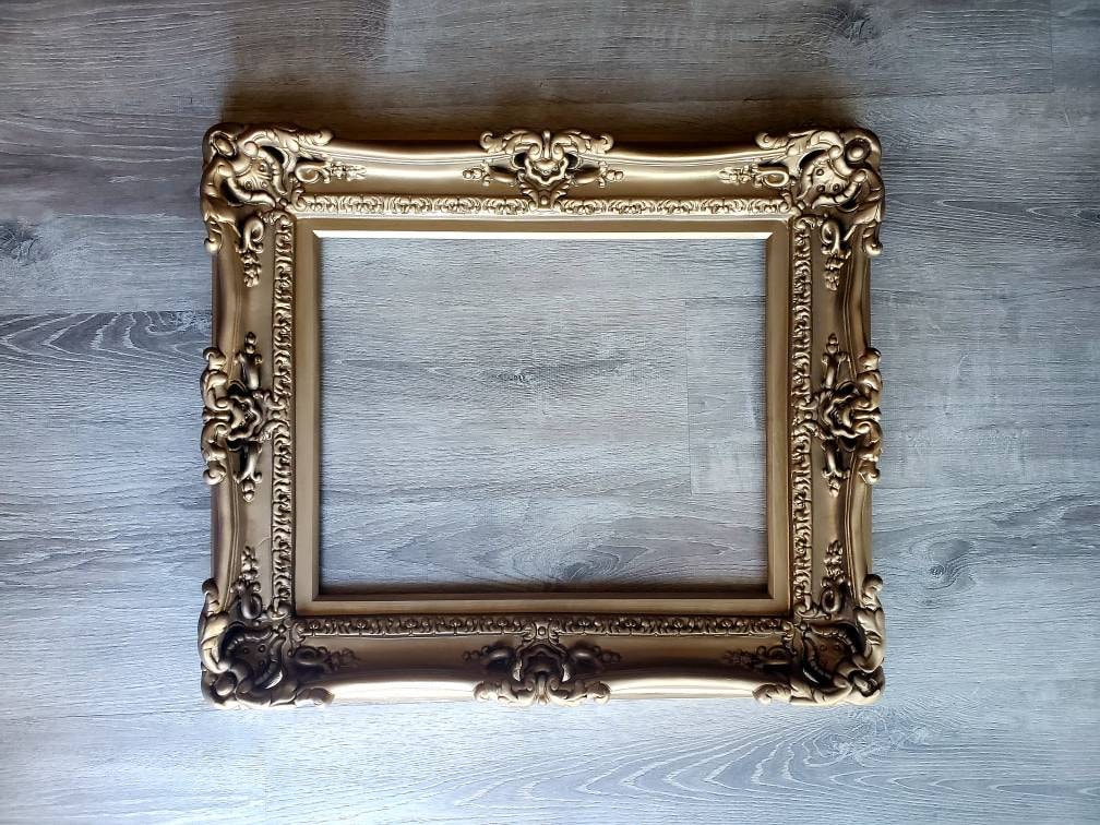 20x24 Champagne Bronze Picture Frame, Original Fancy Frame, Classic
