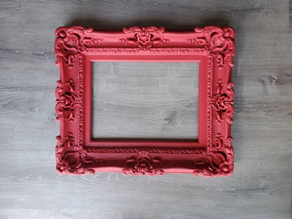 16x20 Rose Picture Frame, Traditional Fancy Frame