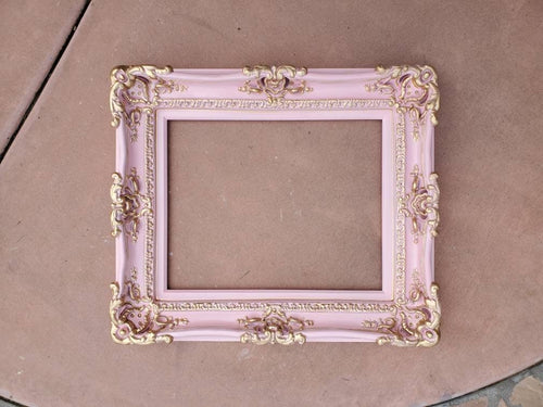 11x14 Baby Pink Picture Frame, Ornate Fancy Frame, Classic Frame