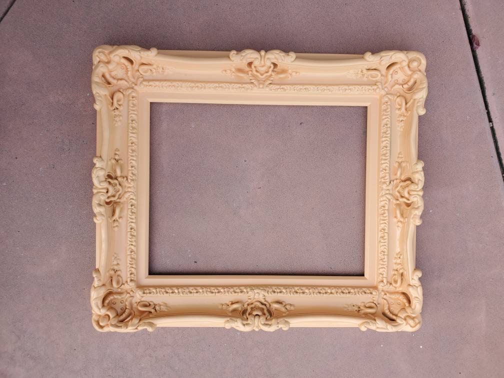 16x20 Peach Picture Frame, Fancy Ornate Original Photo Frame