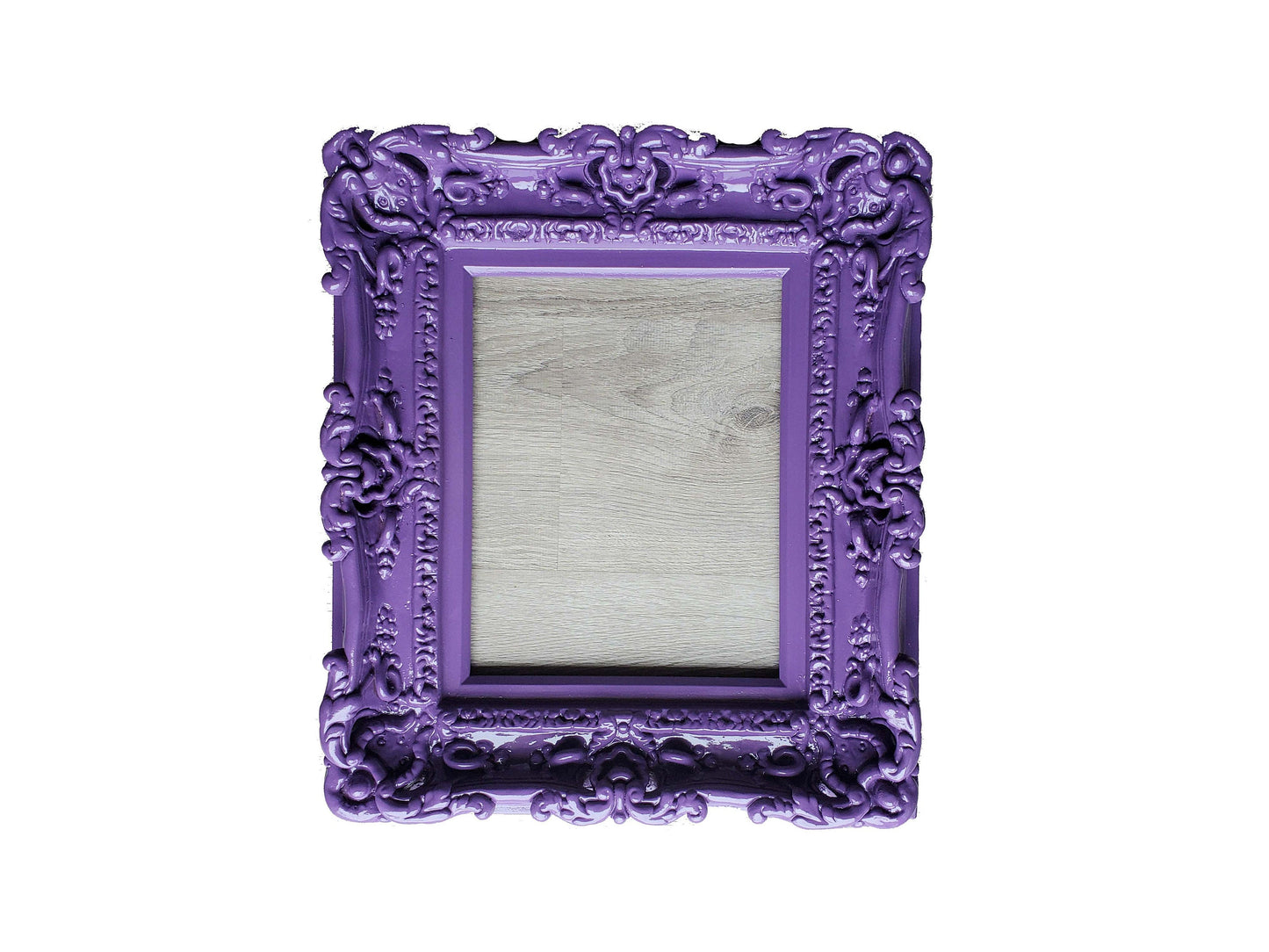 12x16 Purple Picture Frame, Baroque Ornate Frames, Photo Frame, Colorful Canvas